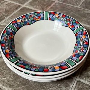 Set of FOUR Gibson Coca Cola bowls